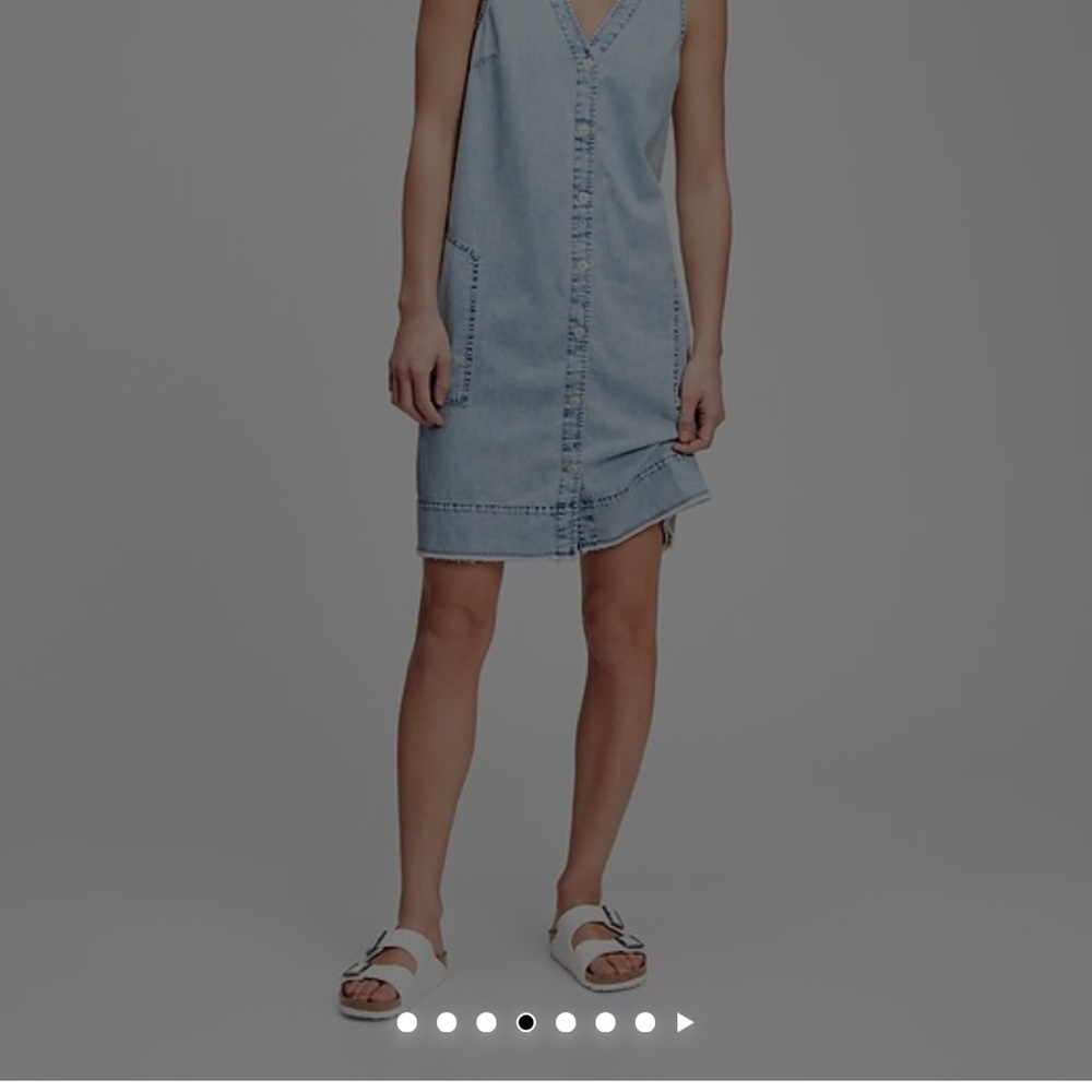 GAP Blue Sleeveless Sheath Mini Dress